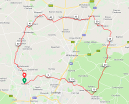 Alresford 92km RR route