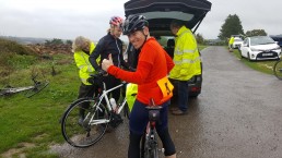 A professional cyclist about to smash it up Dean Hill